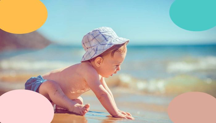 Bebé durmiendo en verano con ambiente fresco