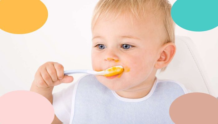 Cómo acostar a un bebé después de comer